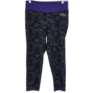 LSU Tigers Pants Women's Large Black NCAA Football Stadium Athletics Leggings